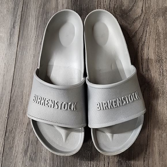 Birkenstock Other - Birkenstock Barbados Silver EVA Sandal Size 12